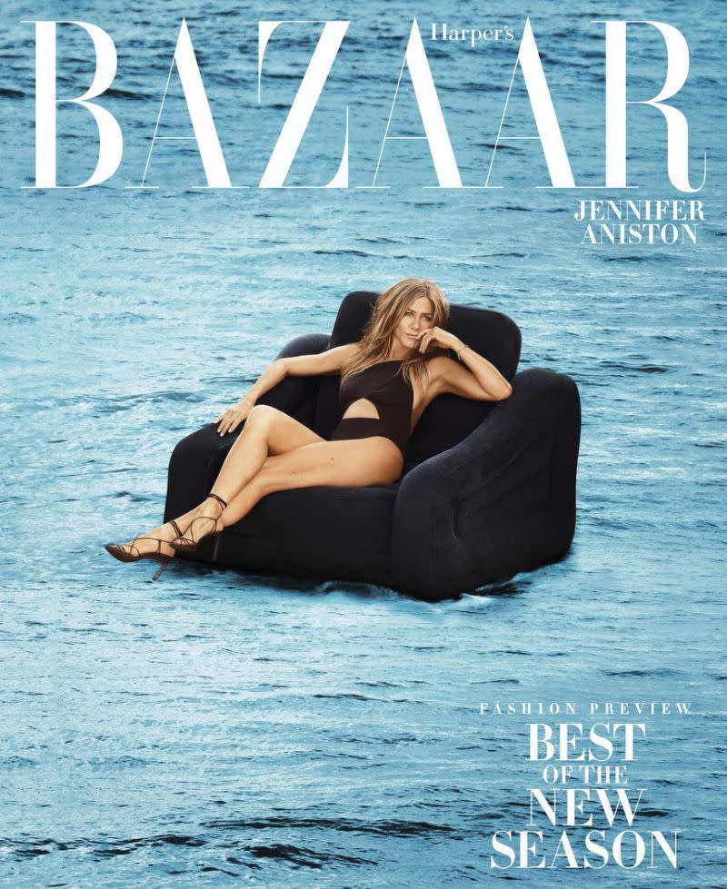 Jennifer Aniston ist Harper’s Bazaars aktueller Cover-Star. [Bild: Harper’s Bazaar]