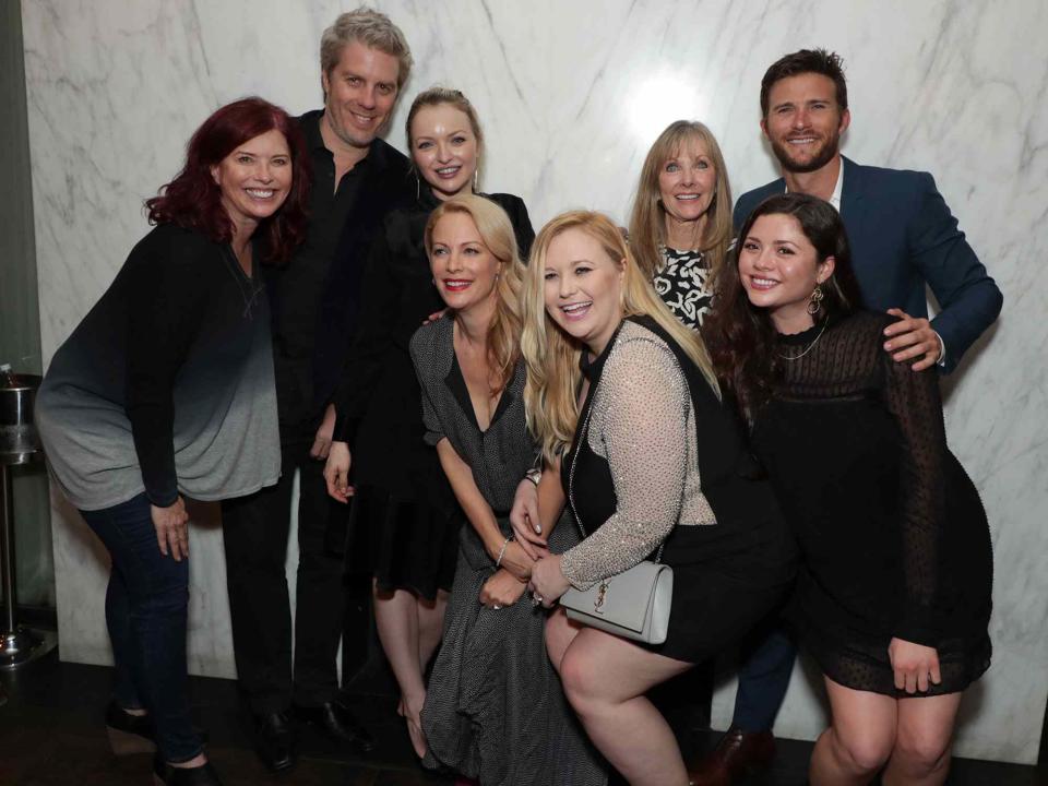 <p>Eric Charbonneau/Shutterstock </p> Scott Eastwood and his siblings, Kimber Lynn Eastwood, Kyle Eastwood, Francesca Fisher-Eastwood, Alison Eastwood, Laurie Eastwood, Kathryn Eastwood and Morgan Eastwood at the world film premiere of 