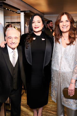 <p>Giorgio-Armani-Oscar-Party-031024</p> Martin Scorsese, Lily Gladstone and Roberta Armani