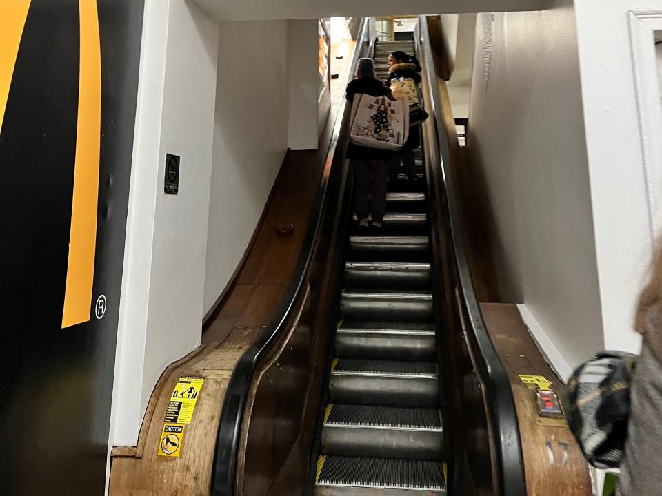 macy's escalator