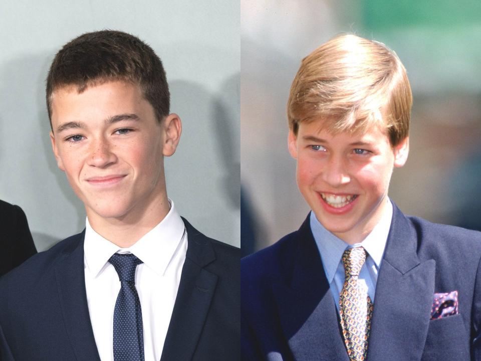 Senan West plays Prince William in "The Crown" season five.