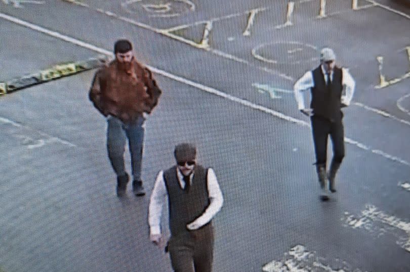 Officers are seeking the public's help to identify three men in connection with high-value shoplifting in Cullompton