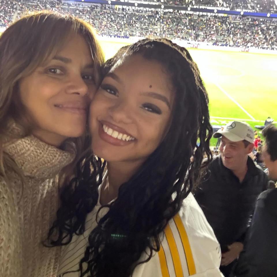 Halle Berry and Halle Bailey Pose Together in Sweet Snap