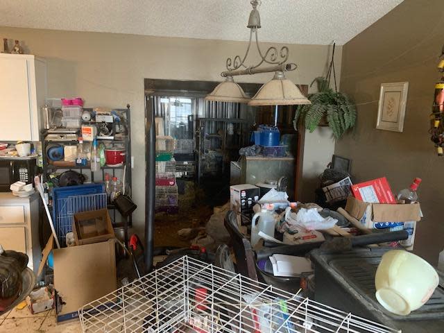 Police in Edgewater, Florida discovered 245 animals living in a home with three children: City of Edgewater Police Department