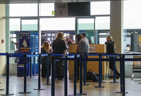 Budget airlines including Ryanair already board passengers in numbered groups as standard - Credit: Getty