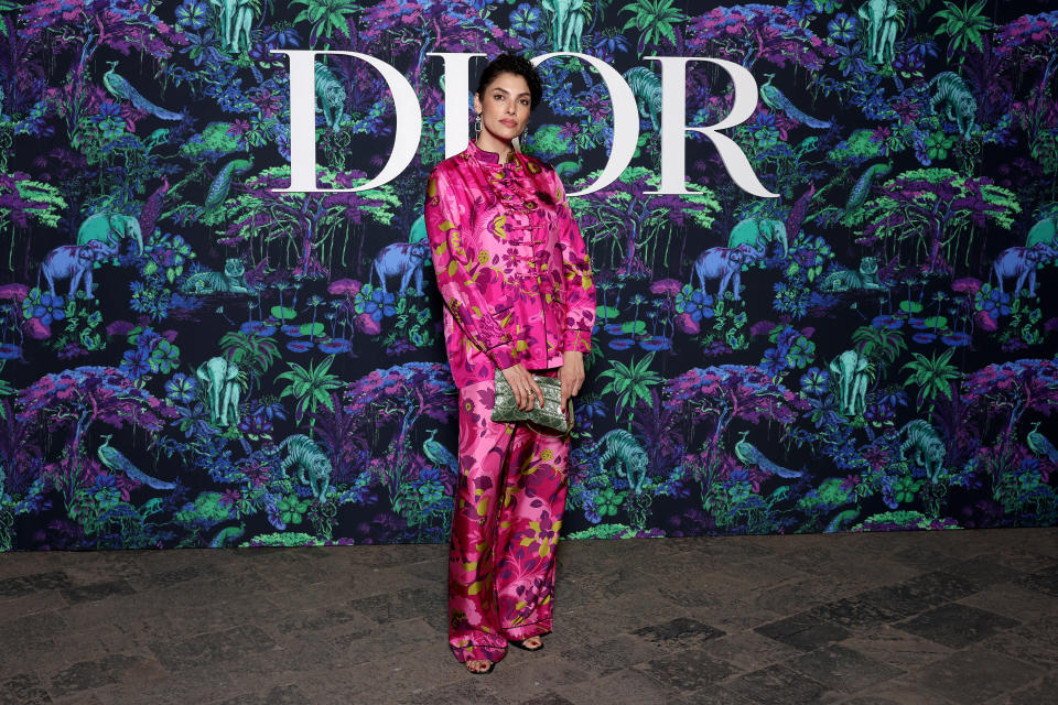 MUMBAI, INDIA - MARCH 30: Indrani Dasgupta attends the Christian Dior Womenswear Fall 2023 show at the Gateway of India monument on March 30, 2023 in Mumbai, India. (Photo by Pascal Le Segretain/Getty Images for Christian Dior)