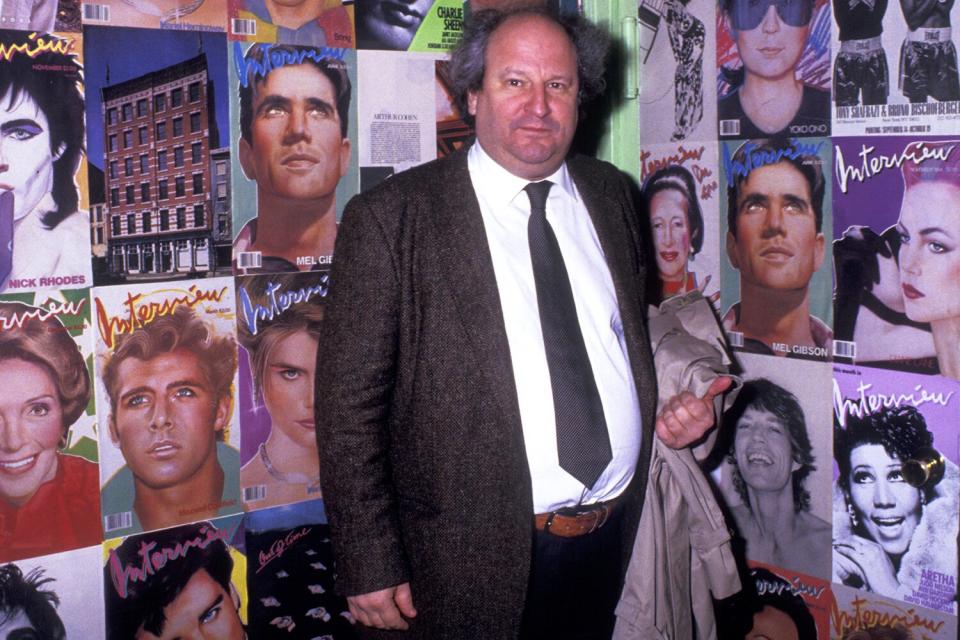 Bobby Zarem attends Andy Warhol Memorial Service on April 1, 1987 at the Diamond Horseshoe Restaurant in New York City.