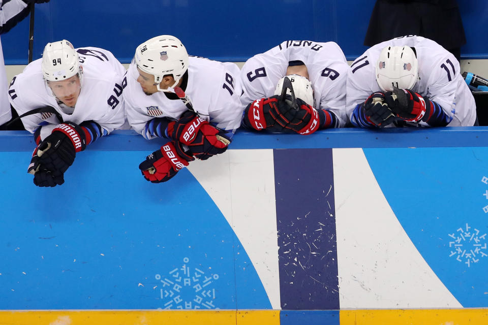 Things weren’t easy for the Americans. (Getty)