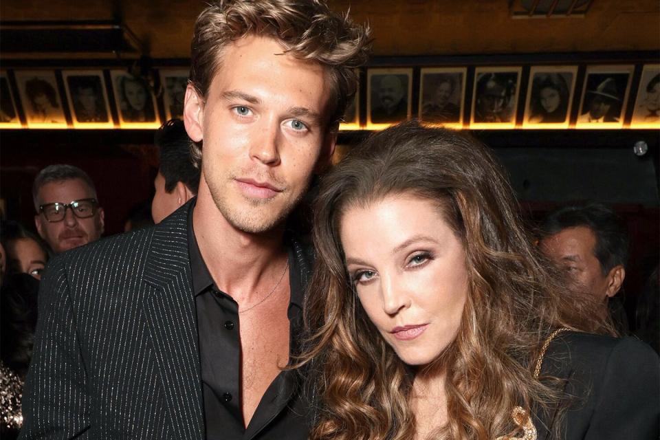 Mandatory Credit: Photo by Eric Charbonneau/Shutterstock (13705710e) Austin Butler and Lisa Marie Presley Elvis Presley's 88th Birthday Celebration, Los Angeles, CA, USA - 08 Jan 2023