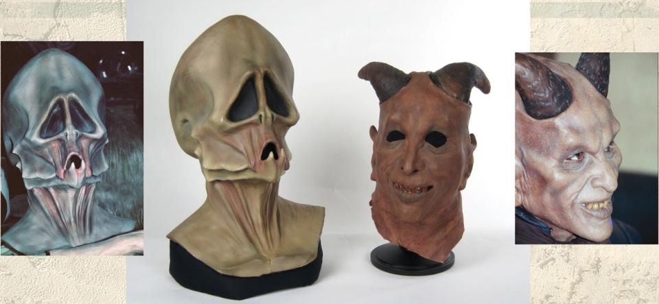 Skull and Devil Masks from L.A. Cantina 