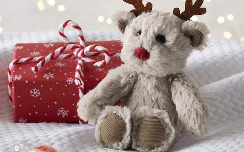 Jingles Reindeer Mini Toy - Credit: The White Company