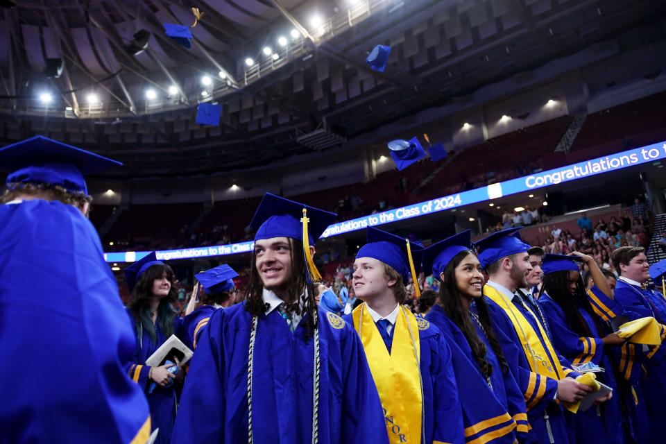 Travelers Rest High School held the Class of 2024 commencement exercise at Bon Secours Wellness Arena on Thursday, May 23, 2024.