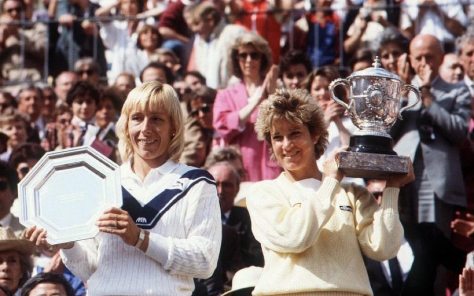 Martina Navratilova and Chris Evert - GETTY IMAGES