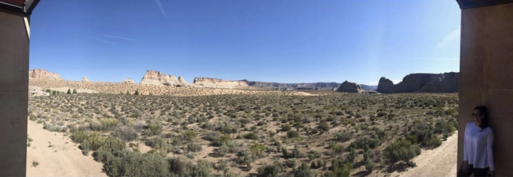 Vanessa Bryant is pictured during their trip to Arizona. (Photo: Vanessa Bryant via Instagram)