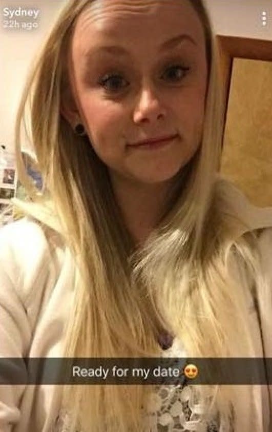 Sydney Loofe shared this photo prior to her disappearance. (Photo: <a href="https://www.facebook.com/FindingSydneyLoofe/" target="_blank">facebookcom/FindingSydneyLoofe</a>)