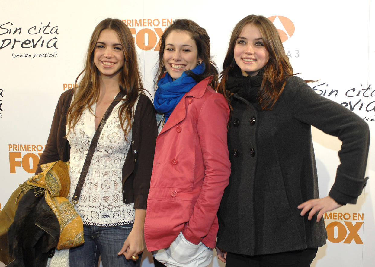 MADRID, SPAIN - DECEMBER 17:  Actresses Elena Furiase, Blanca Suarez and Ana de Armas attend Private Practice special screening at Capitol Cinema on December 17, 2007 in Madrid, Spain  (Photo by Lalo Yasky/WireImage)  *** Local Caption ***