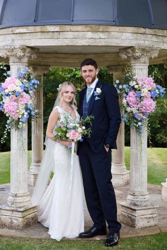 Pc Andrew Harper and his wife, Lissie