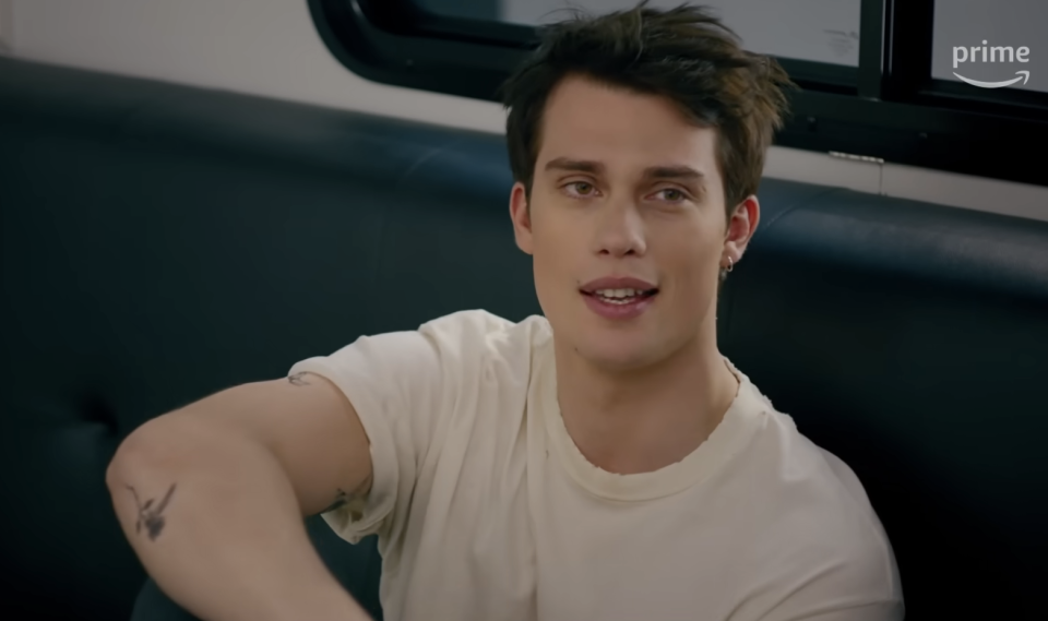 Nicholas Galitzine portraying Hayes in "The Idea of You"