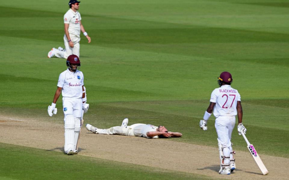 Jermaine Blackwood survives a chance - AFP