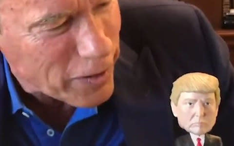 Arnold Schwarzenegger and Trump - Credit: ATTN