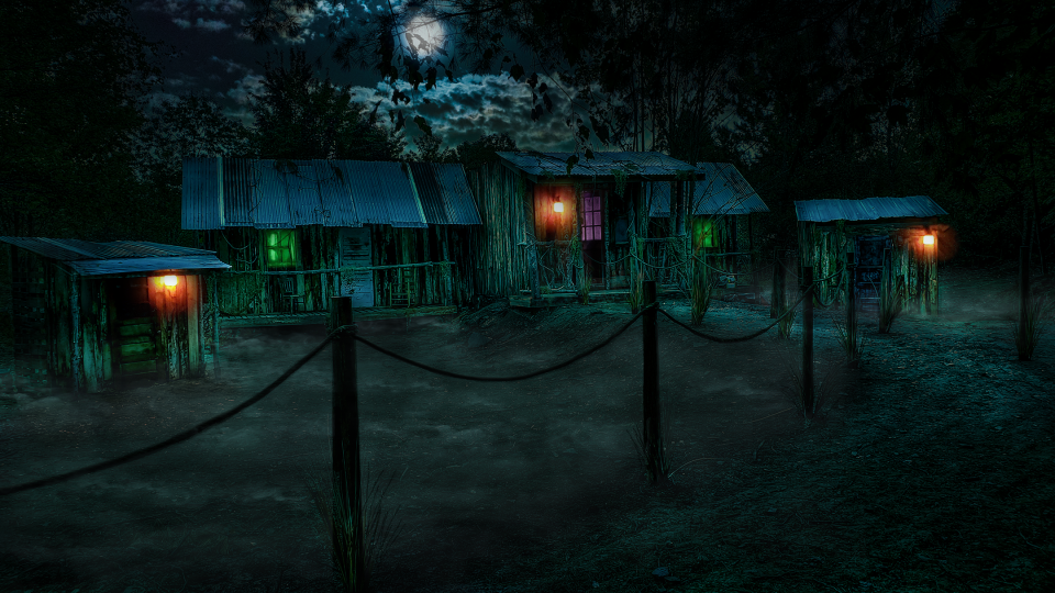 Pictured is Dark Magic, a voodoo themed dark attraction at Salughterland Scream Park in Binghamton.