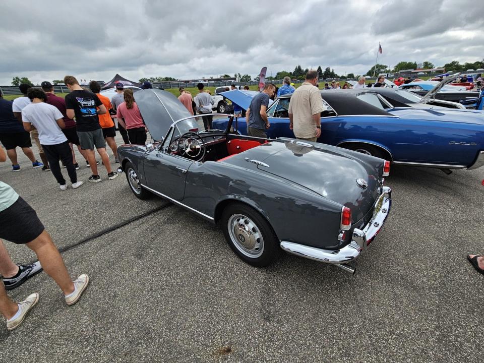 1960 alfa romeo giulietta special at m1 concourse vintage cars and coffee 2024