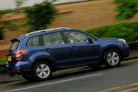 <p>A lot of dinky, burbling fun once you’re used to the unhurried paddle-shift gearbox and cheap to run. It needs a covered home (they leak) but is tough. Need a tough, characterful, go-any where car that isn’t the size of a decent garden shed? If so, Subaru’s quirky Forester could be for you. It’s no beauty, but owners love this wagon and its engine’s distinctive warblings, workmanlike interior and standard-fit all-wheel drive. Off road, the Forester is usefully better than its rivals. On t he road, it shines less brightly. All engines, diesel included, are flat fours. It’s a car for a particular pat tern of usage, in which it excels.</p>