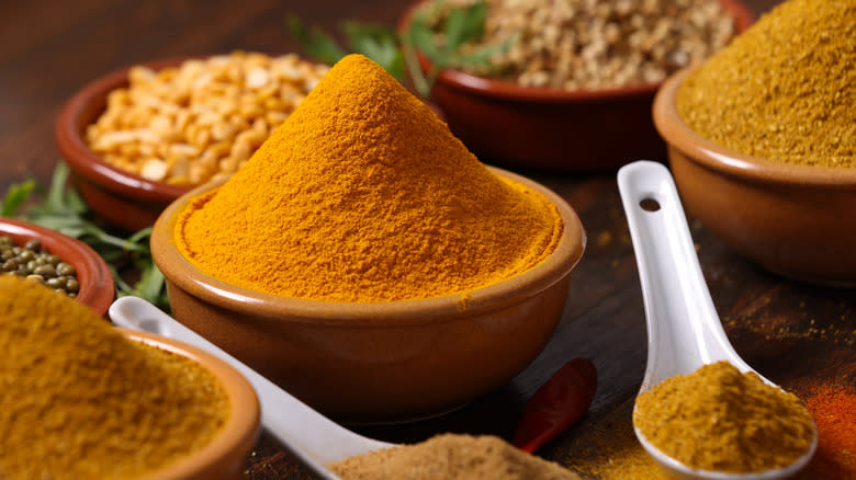 curry powder in a bowl