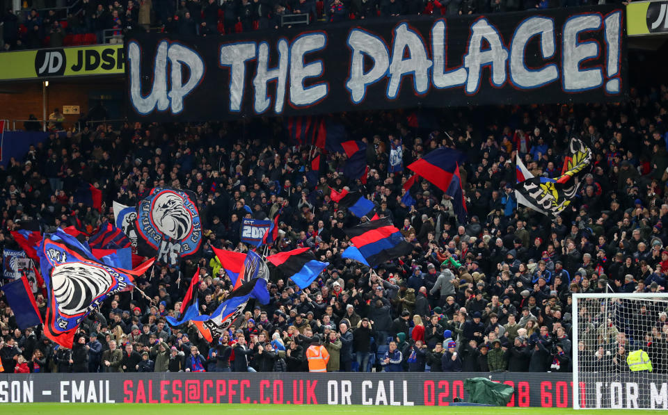 Palace fans want a return to this sharpish