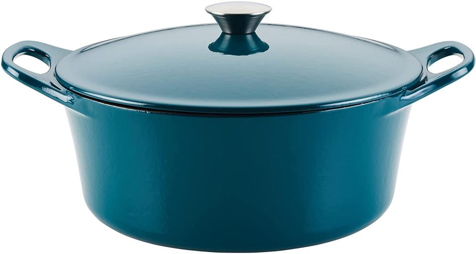 Rachael Ray 6.5-Qt. Covered Cast Iron Dutch, Kitchen Essentials