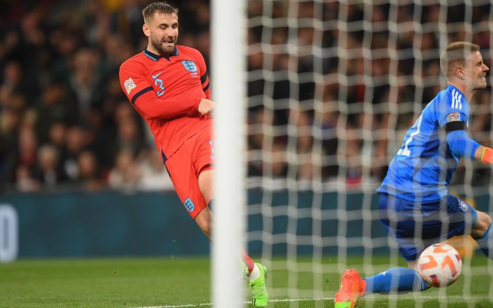 Luke Shaw scores - Getty