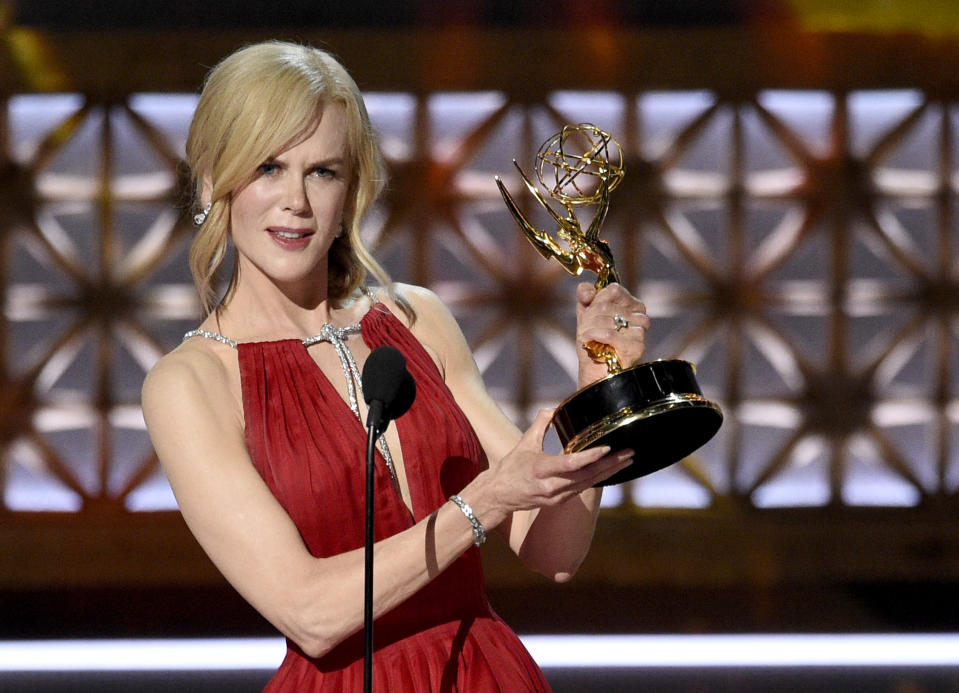 Nicole Kidman hat den Emmy als beste Hauptdarstellerin gewonnen. (Bild: AP Photo)