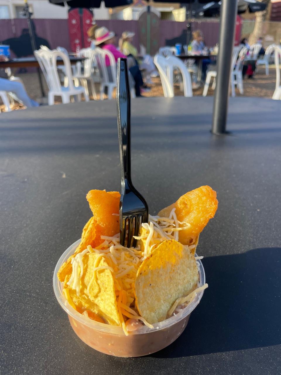 Star reporter Isaiah Murtaugh tried to enjoy the Ventura County Fair Thursday on the cheap. He found a bean cup, with an added piece of fried fish, for $9.