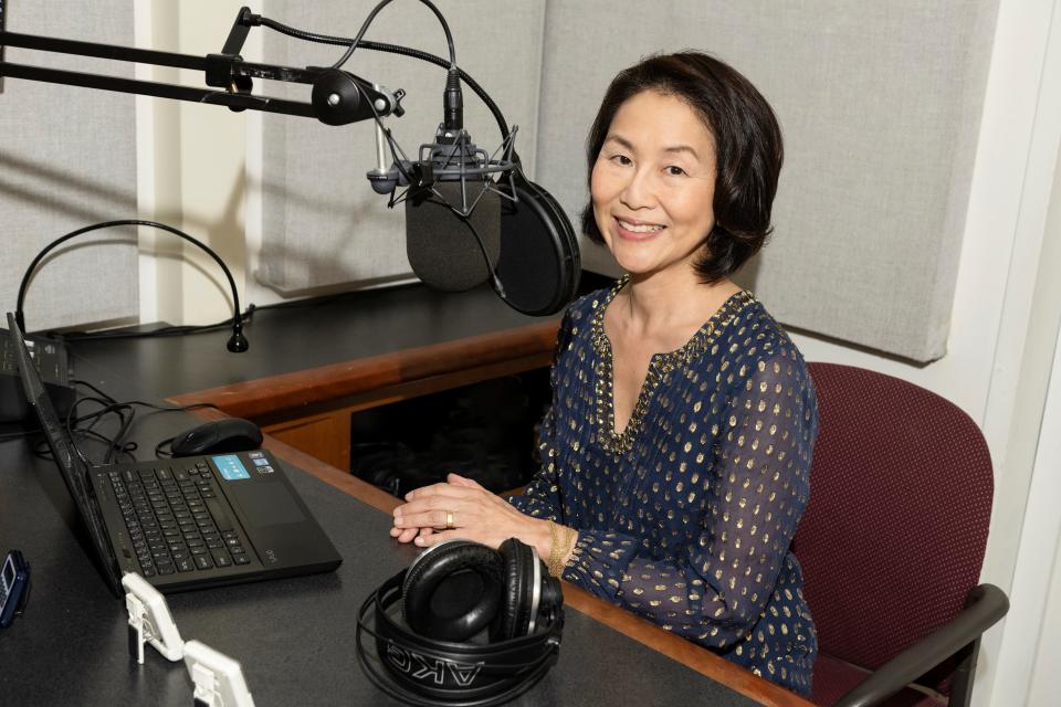Debra Lew Harder is the fifth person to host Metropolitan Opera radio broadcasts.