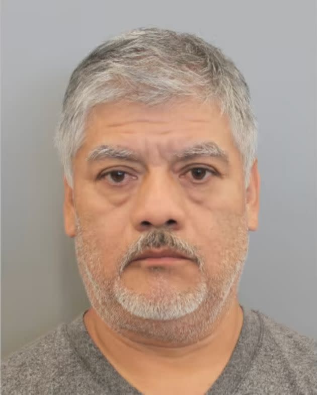 Lucio Diaz, 50, has been charged with indecent assault and aggravated assault with a deadly weapon after he allegedly urinated in water bottles belonging to fellow employees. (Photo: Houston Police Department)