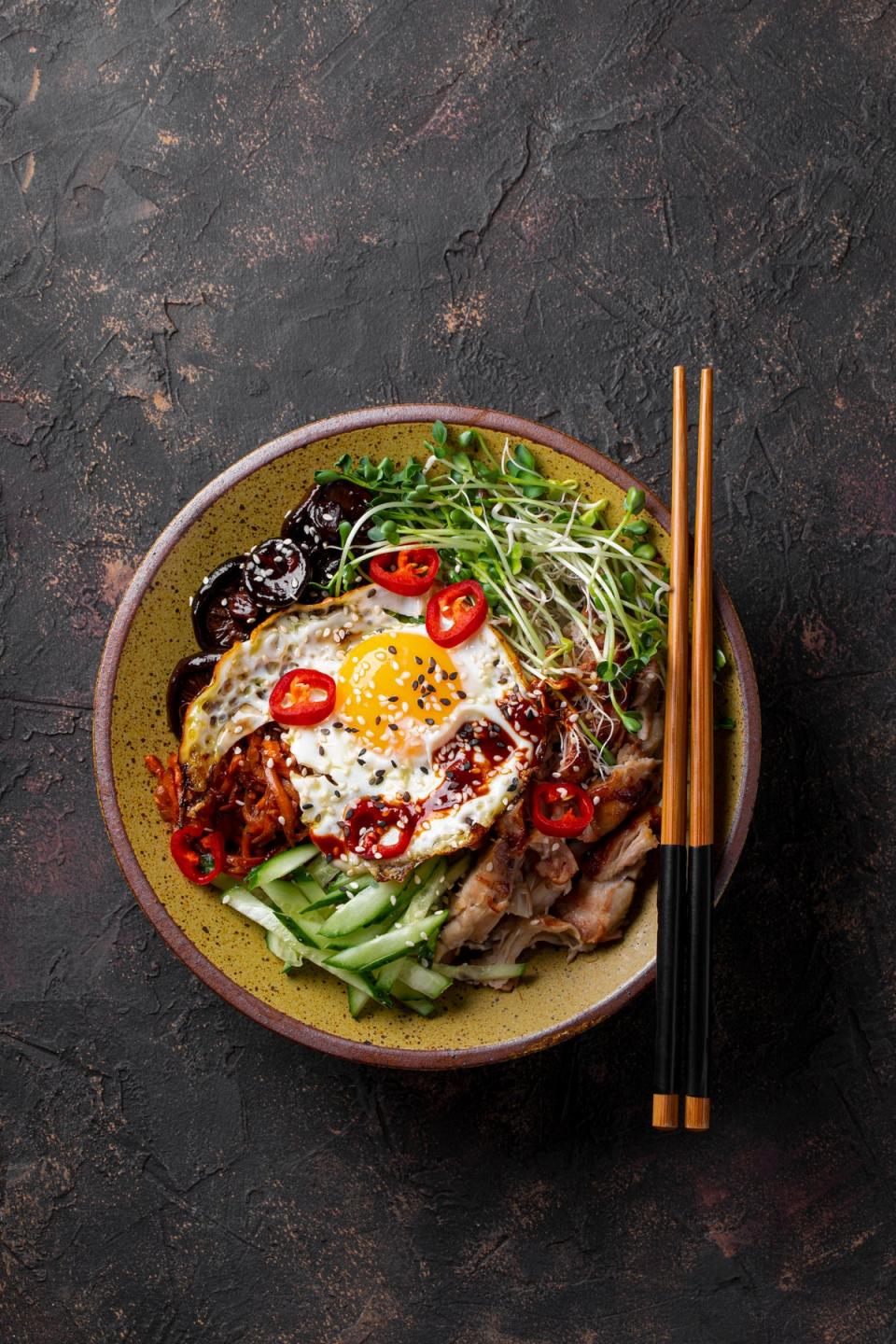 Bibimbap is a kaleidoscope of flavours and textures (Getty/iStock)