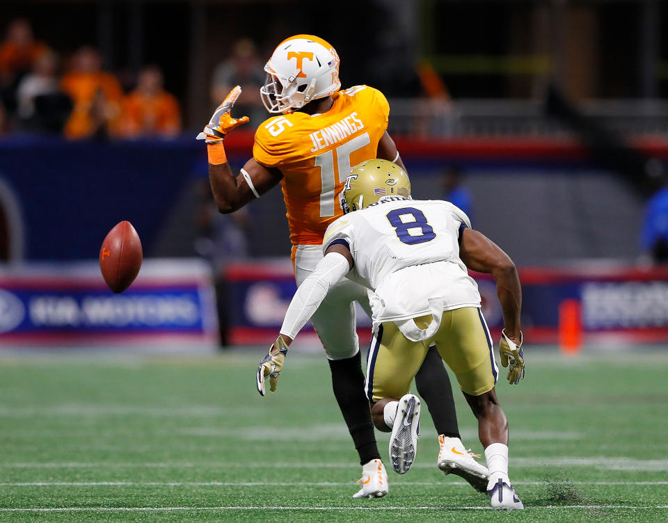 Jauan Jennings hasn’t played since the season opener against Georgia Tech. (Getty)