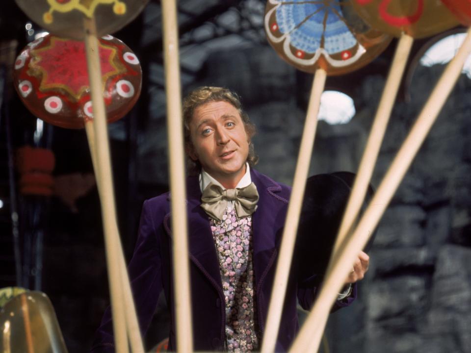 Gene Wilder in Willy Wonka and the Chocolate Factory (Warner Bros)