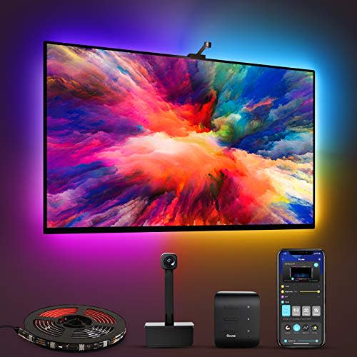 Govee Immersion TV LED Backlights with Camera, RGBIC Ambient Wi-Fi TV Backlights for 55-65 inch…