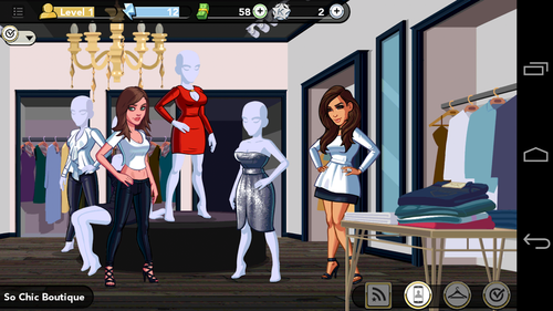 Screenshot from Kim Kardashian: Hollywood