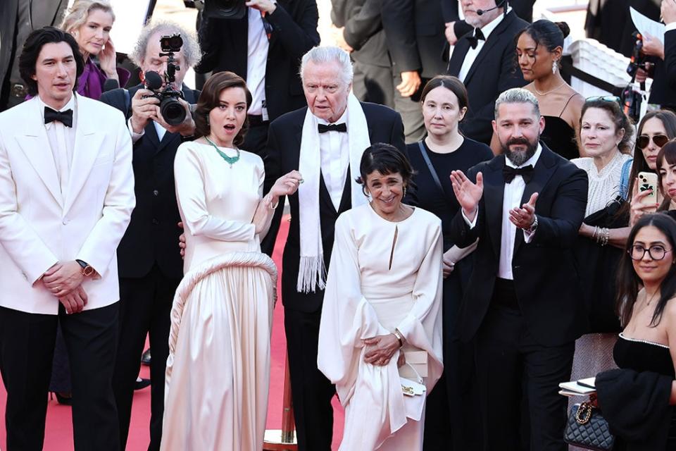 <p>Adam Driver, Aubrey Plaza, Jon Voight, Kathryn Hunter & Shia LaBeouf</p>