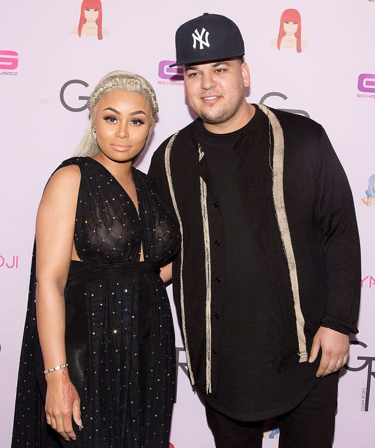 Blac Chyna and Rob Kardashian in May 2016.