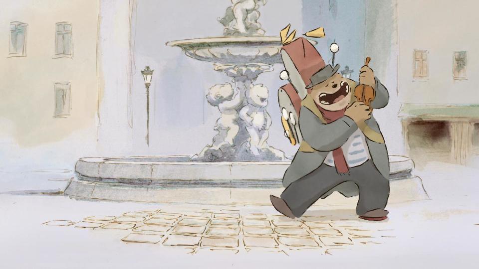 This image released by Studiocanal shows a scene from the film, "Ernest and Celestine." (AP Photo/Les Armateurs-Studiocanal)