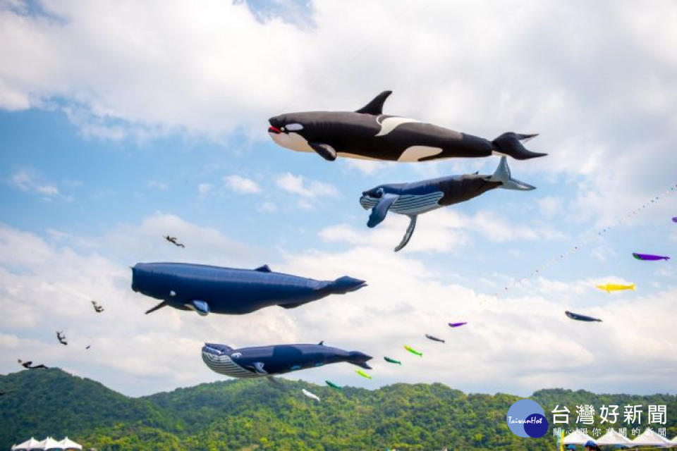 桃園國際風箏節以「鯨奇之旅」為主題