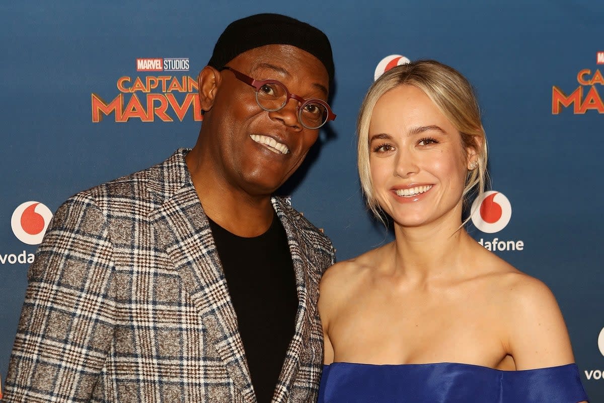 Samuel L Jackson defended Brie Larson while condemning online abuse (Dave Benett)