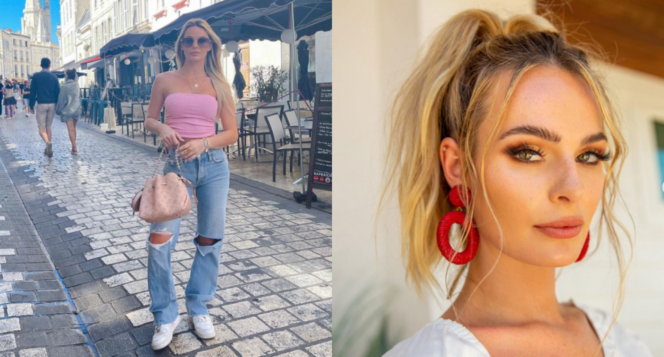 'Siesta Key' star Juliette Porter sees the sights in $90 Nike sneakers (Photos via julietteporter/Instagram)