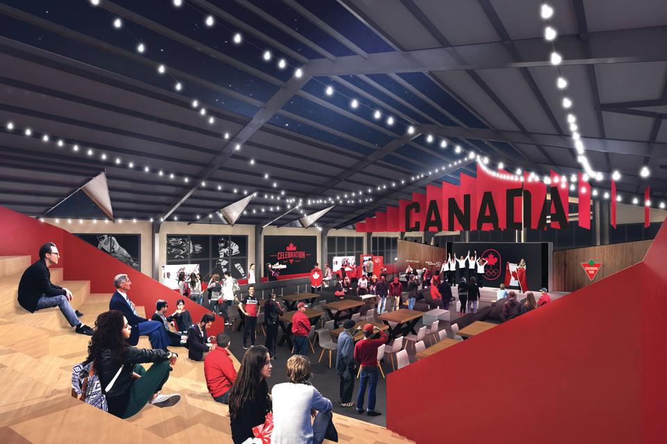 Artist’s rendering of Canada Olympic House. (Sid Lee/Canadian Olympic Committee)