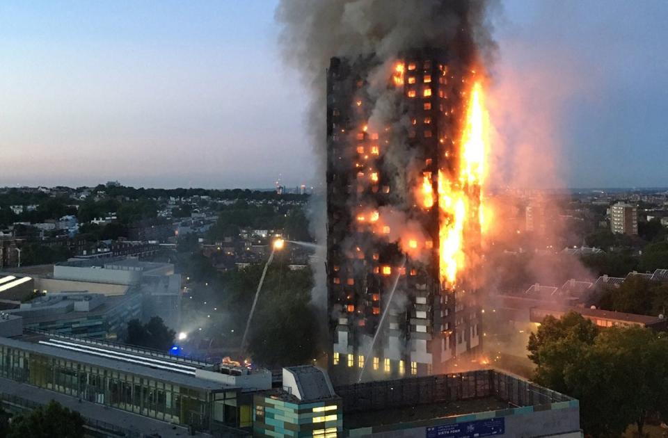 The Grenfell Tower fire was the result of “decades of neglect,” a report says (Natalie Oxford/AFP via Getty Ima)