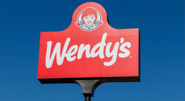 a Wendy's (WEN stock) sign