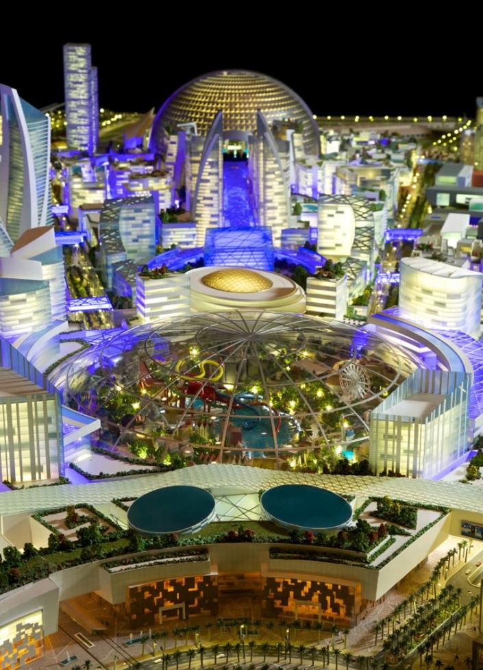 An artist's impression of the "Mall of the World" to be built in Dubai (AFP Photo/)